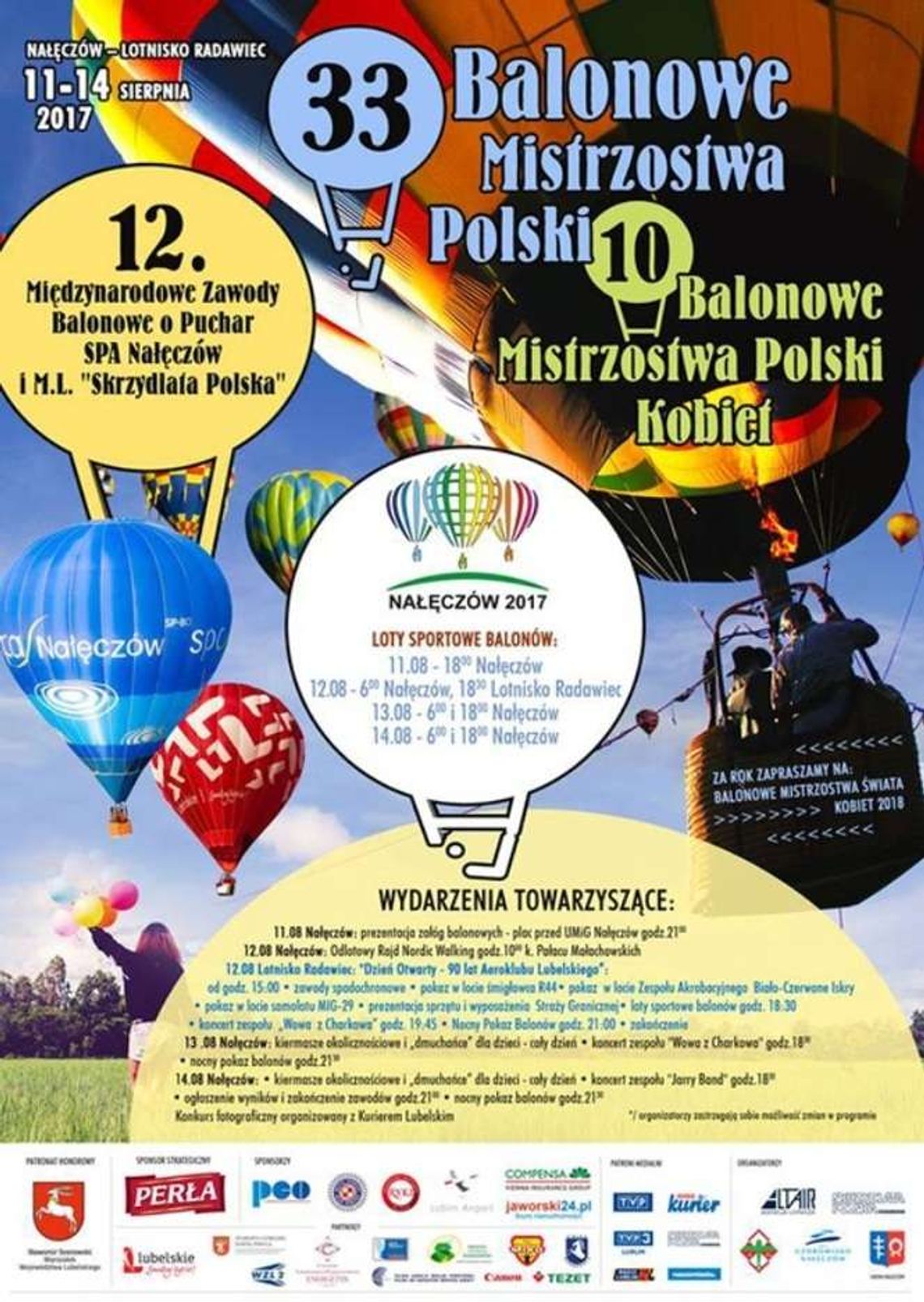 Balonowe Mistrzostwa Polski w Nałęczowie
