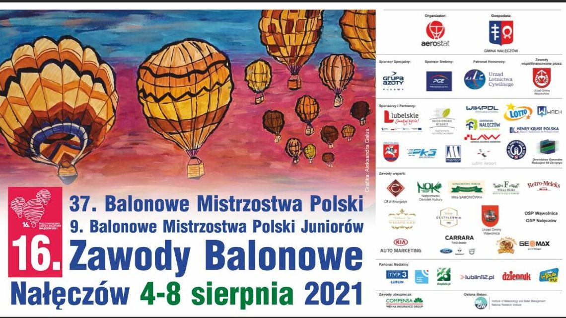 Balony znów nad Nałęczowem Balony znów nad Nałęczowem