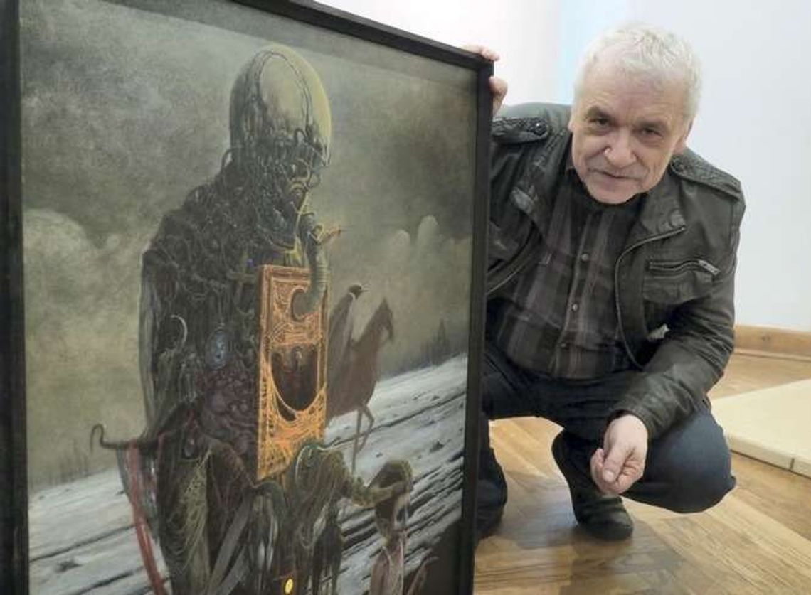 Banach o Beksińskim: Skromny, delikatny, ciepły