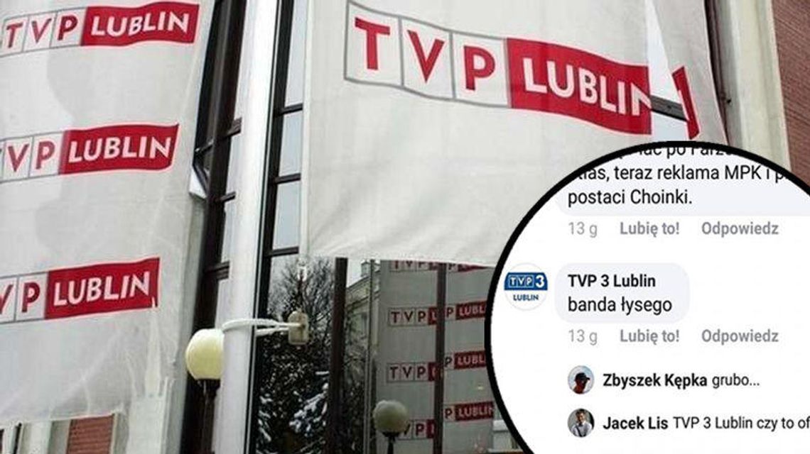 „Banda łysego”. Radny pyta dziennikarzy TVP Lublin o komentarz pod artykułem „Banda łysego”. Radny pyta dziennikarzy TVP Lublin o komentarz pod artykułem