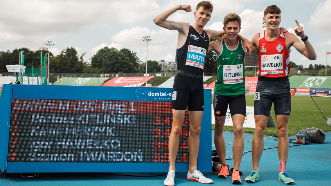 Bartosz Kitliński znowu ze złotym medalem, ostatni dzień 77. PZLA Mistrzostw Polski U20 najbardziej udany