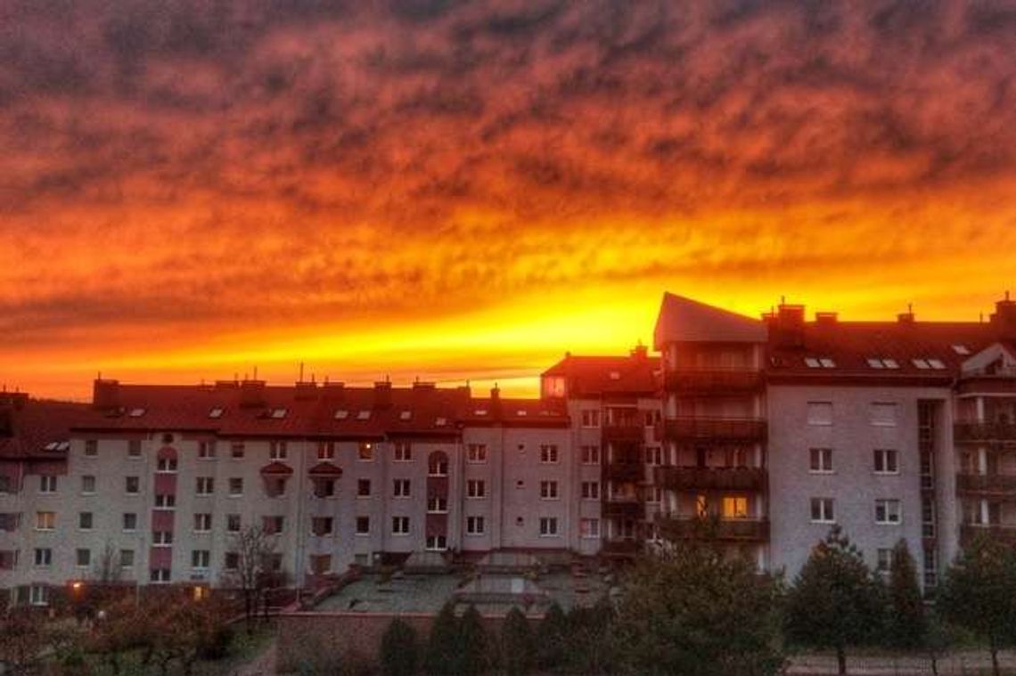 Barwny zachód słońca. Wasze zdjęcia