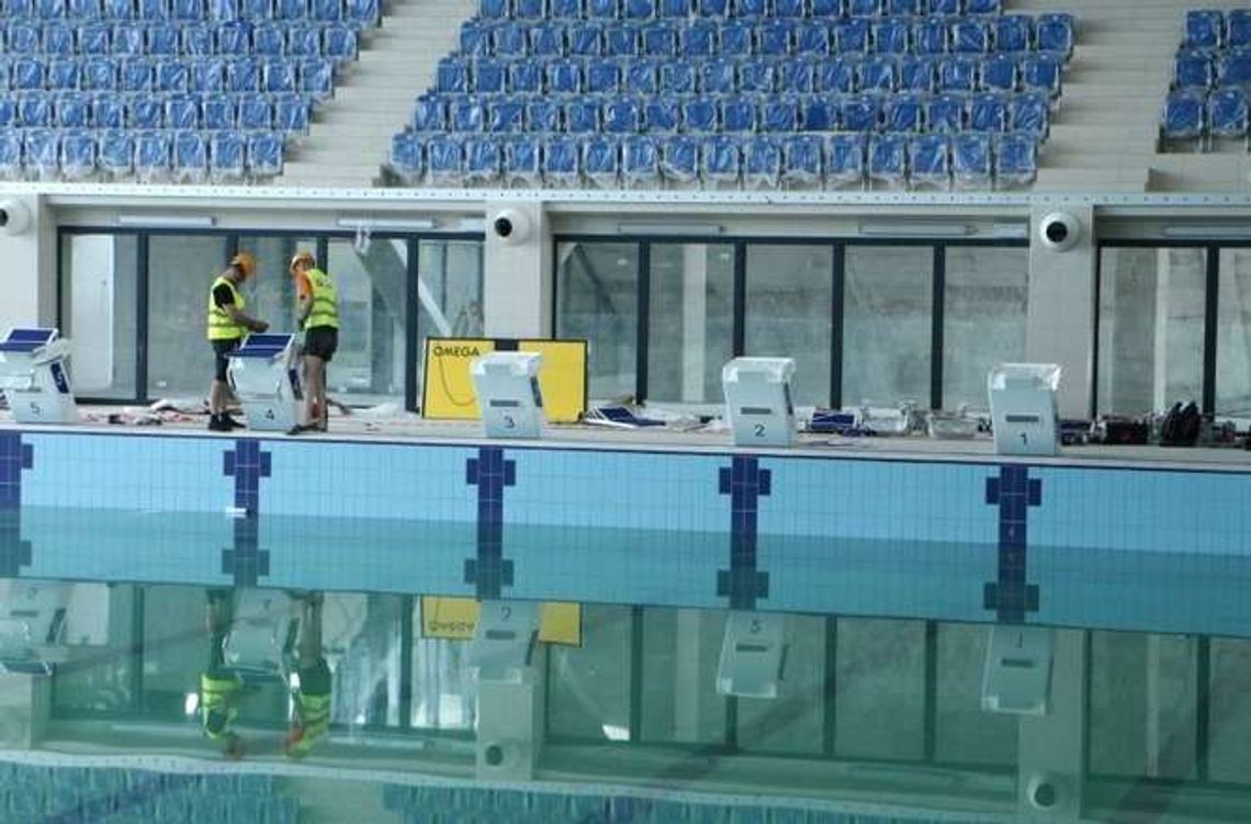 Basen Aqua Lublin przed otwarciem. Przyjdą, obejrzą Basen Aqua Lublin przed otwarciem. Przyjdą, obejrzą