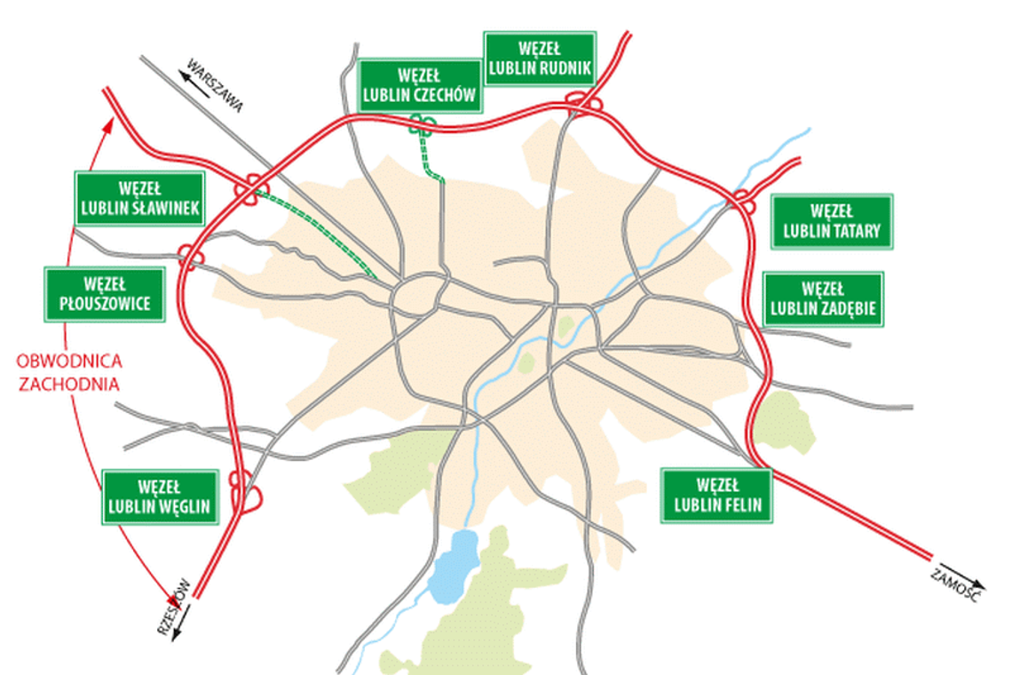 Batalia o drogę trwała 16 lat. Budowa zachodniej obwodnicy Lublina ruszy w tym roku