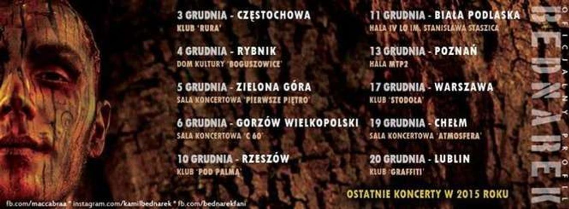 Bednarek wystąpi w Lublinie