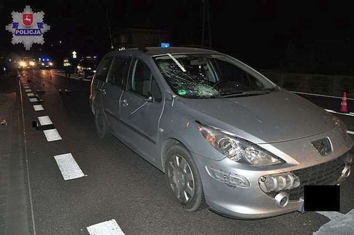 Bełżec. Zginął mężczyzna potrącony przez samochód. Pieszy nie miał odblasków