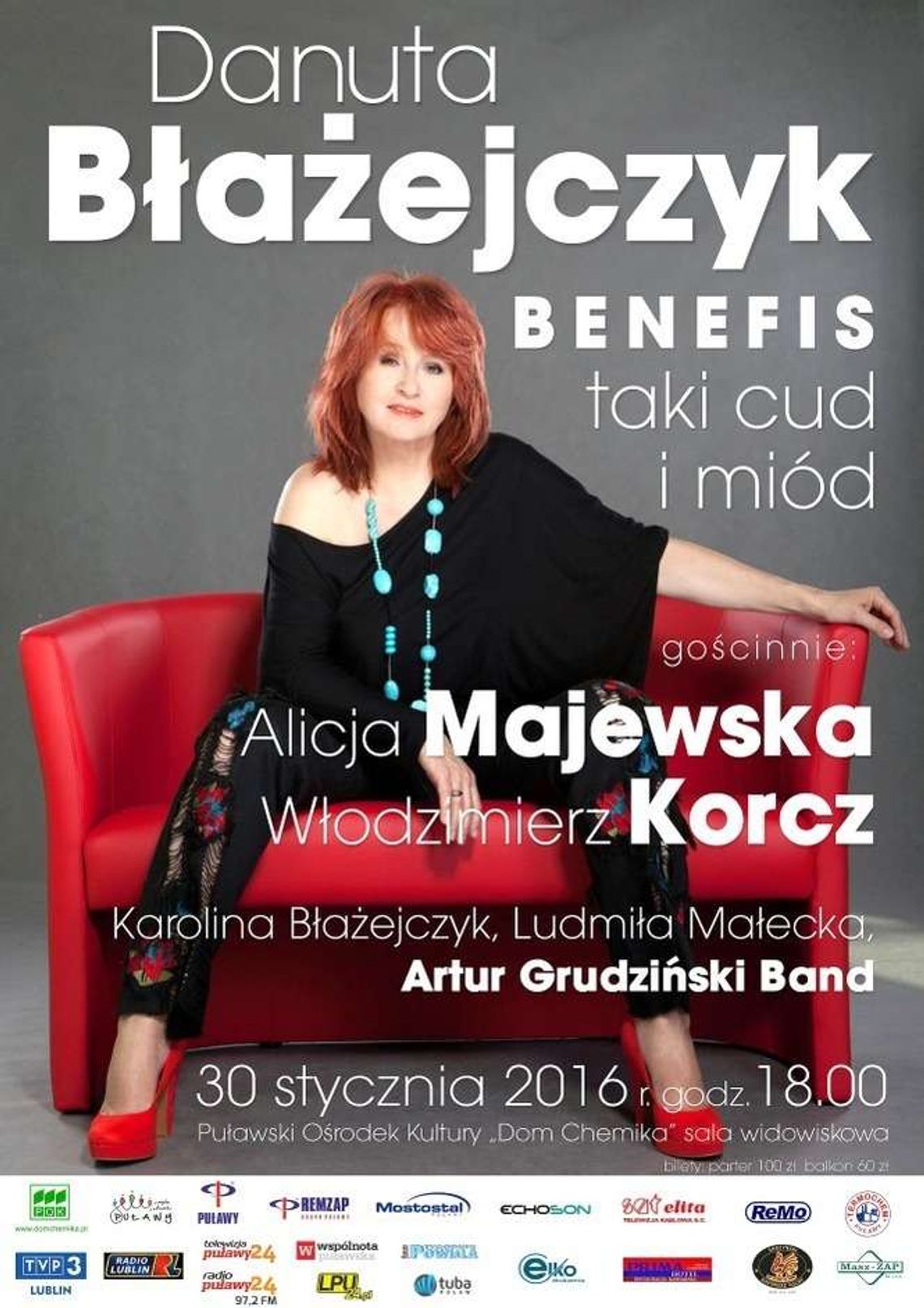 Benefis Danuty Błażejczyk na 30-lecie pracy artystycznej