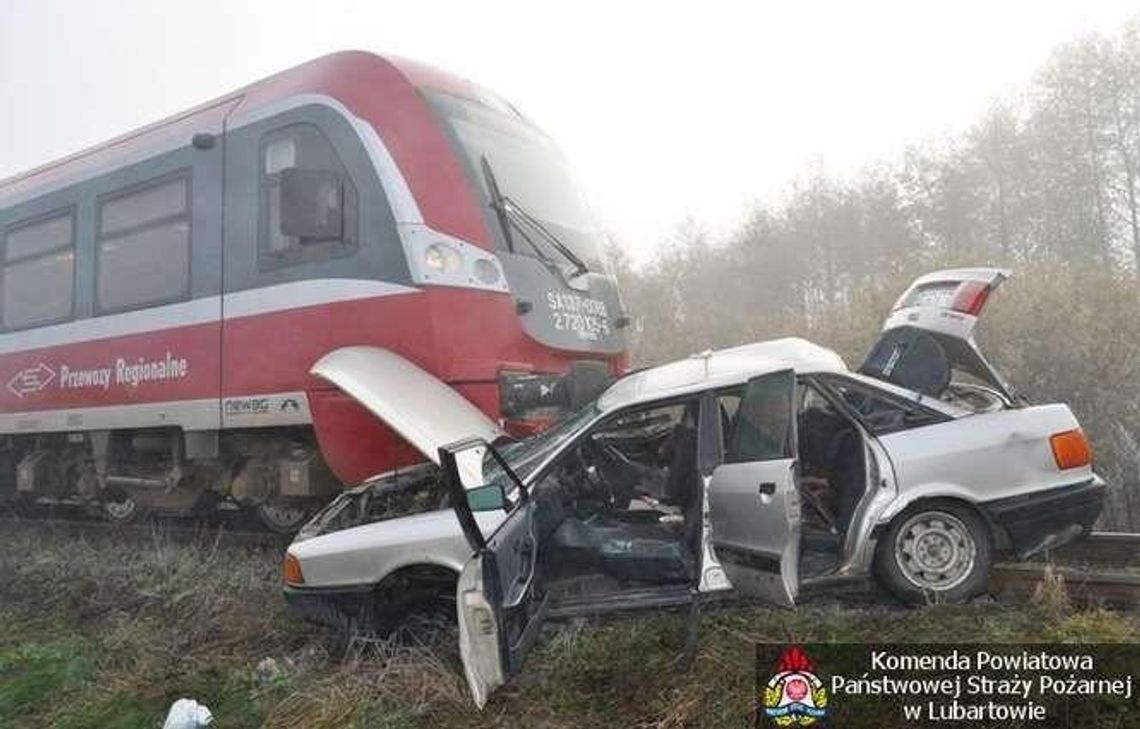Berejów: 35-latek wjechał pod szynobus i zginął. Dwie osoby w szpitalu