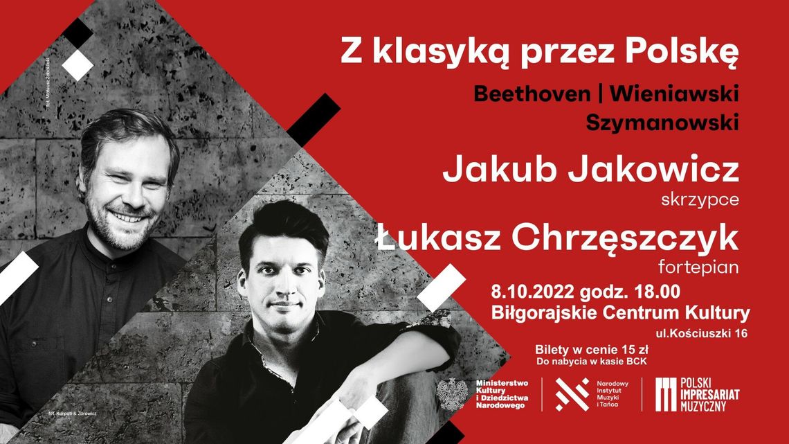 Bethoveen, Wieniawski, Szymanowski – klasyka w Biłgorajskim Centrum Kultury Bethoveen, Wieniawski, Szymanowski – klasyka w Biłgorajskim Centrum Kultury