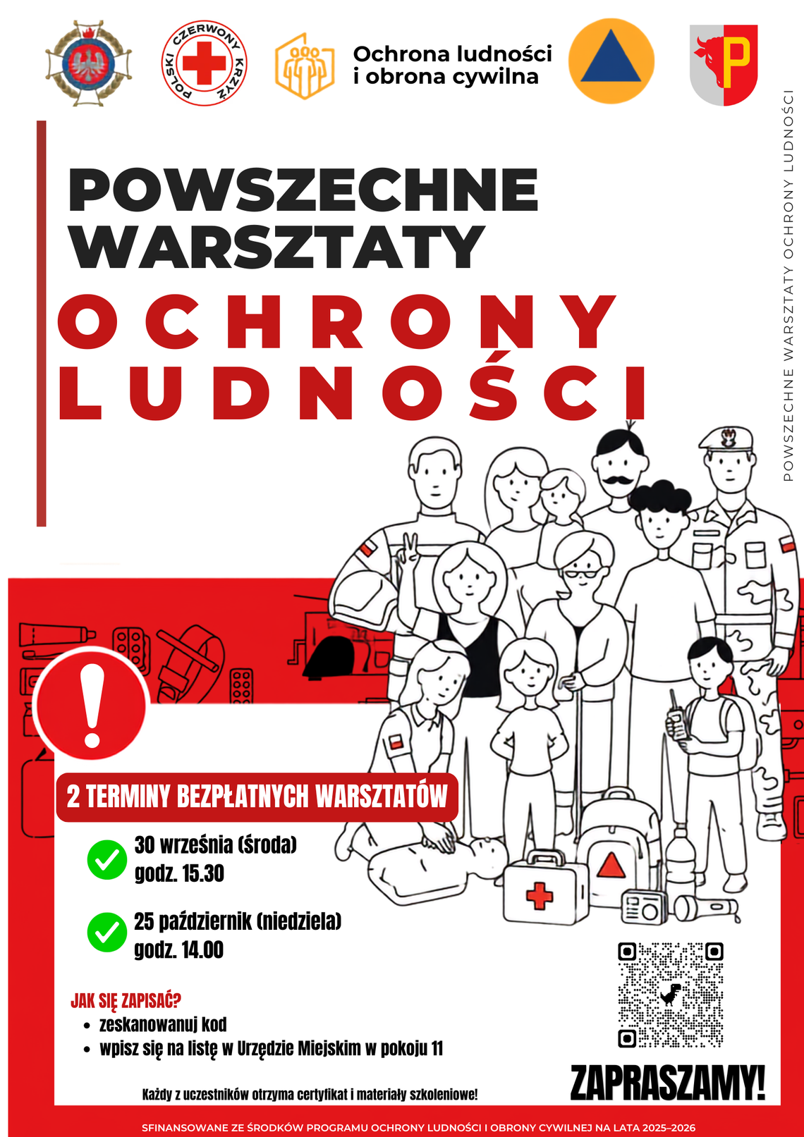 Bezpłatne warsztaty z bezpieczeństwa w Poniatowej. Mieszkańcy nauczą się, jak reagować w kryzysie Bezpłatne warsztaty z bezpieczeństwa w Poniatowej. Mieszkańcy nauczą się, jak reagować w kryzysie