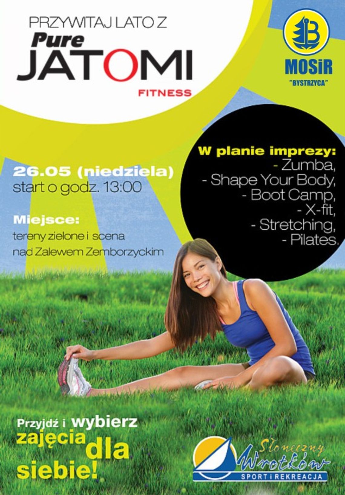 Bezpłatne zajęcia fitness nad Zalewem Zemborzyckim Bezpłatne zajęcia fitness nad Zalewem Zemborzyckim