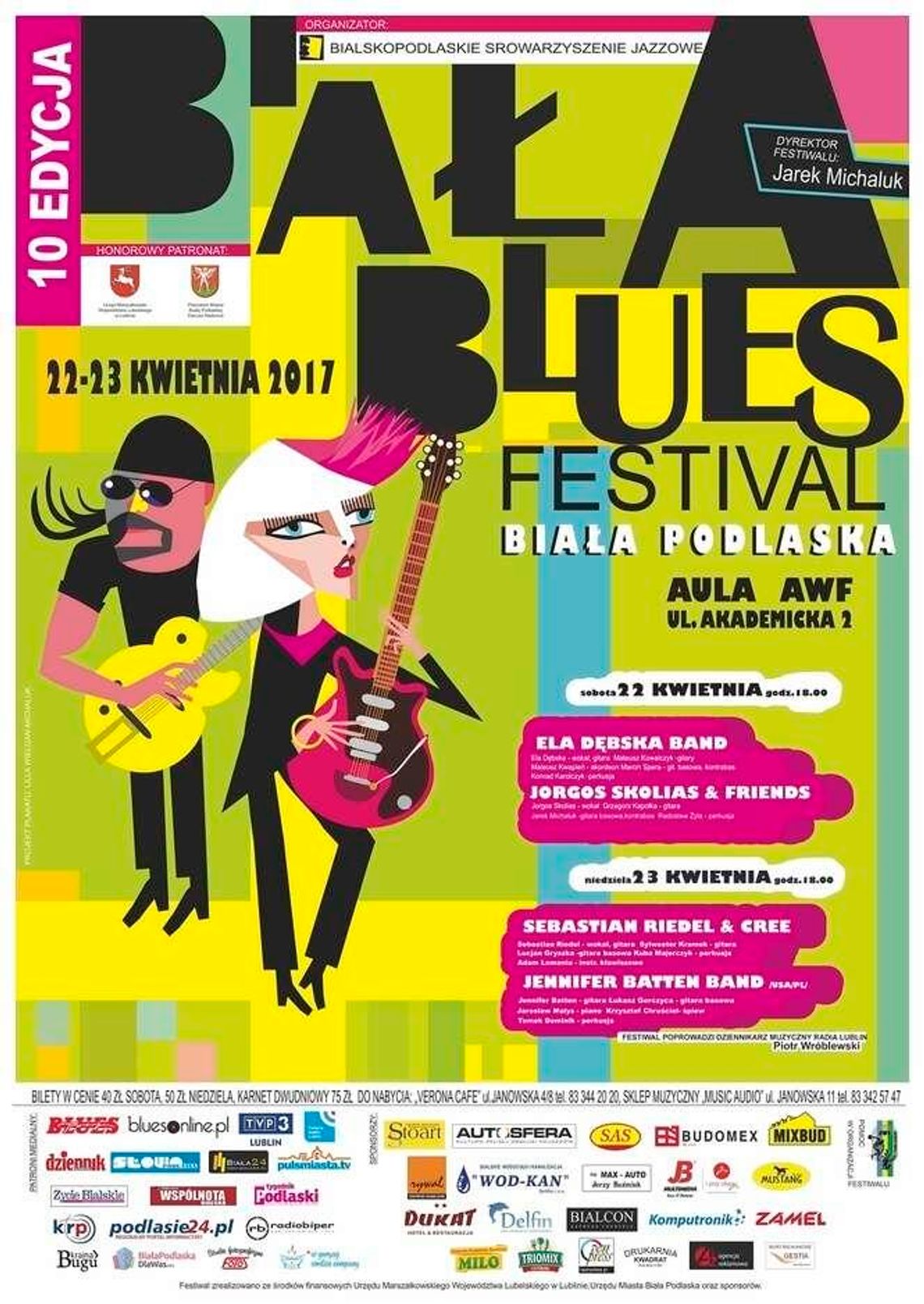 Biała Blues Festival 2017: Sebastian Riedel i Jennifer Batten
