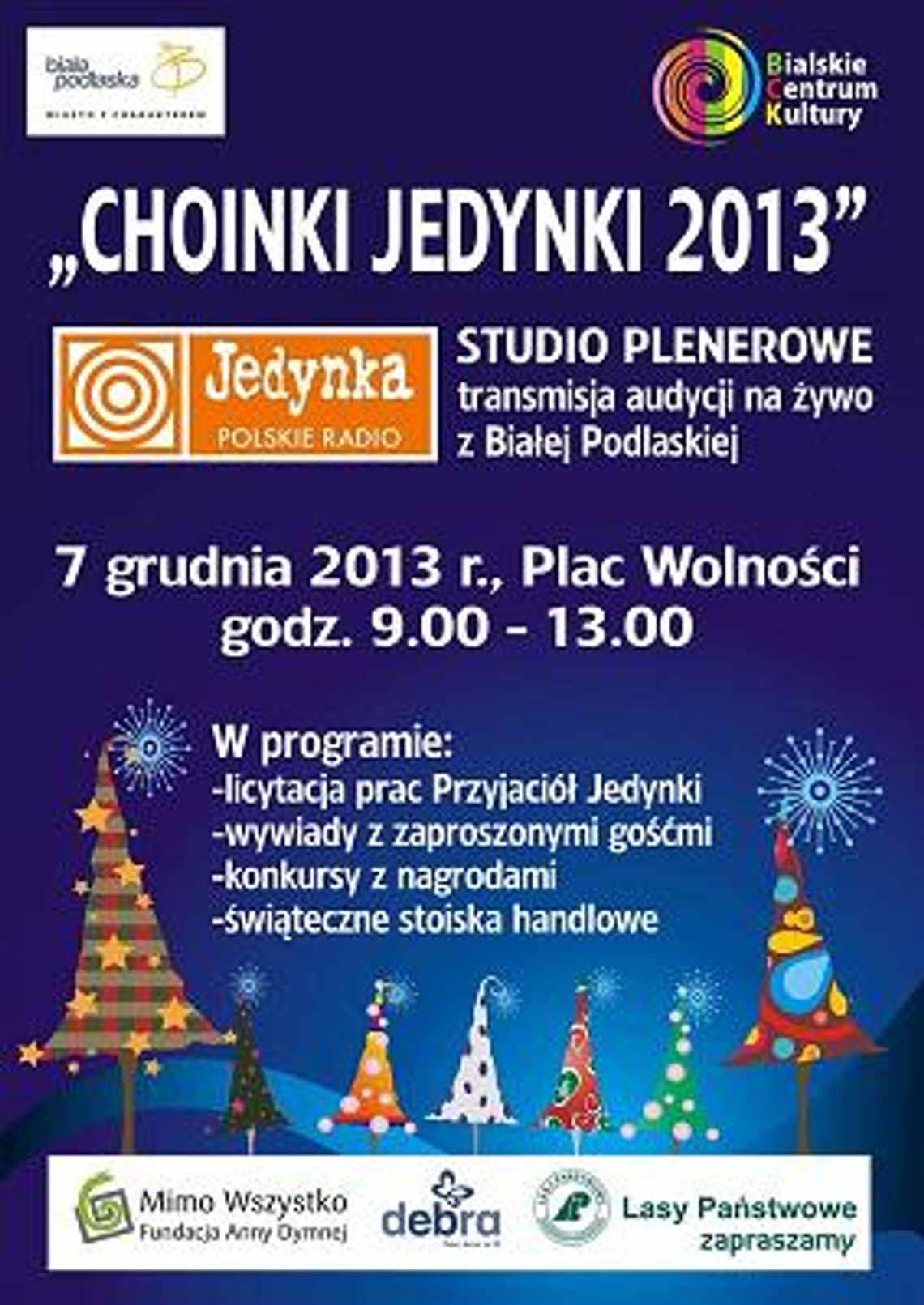Biała Podlaska: Choinki od radiowej Jedynki 