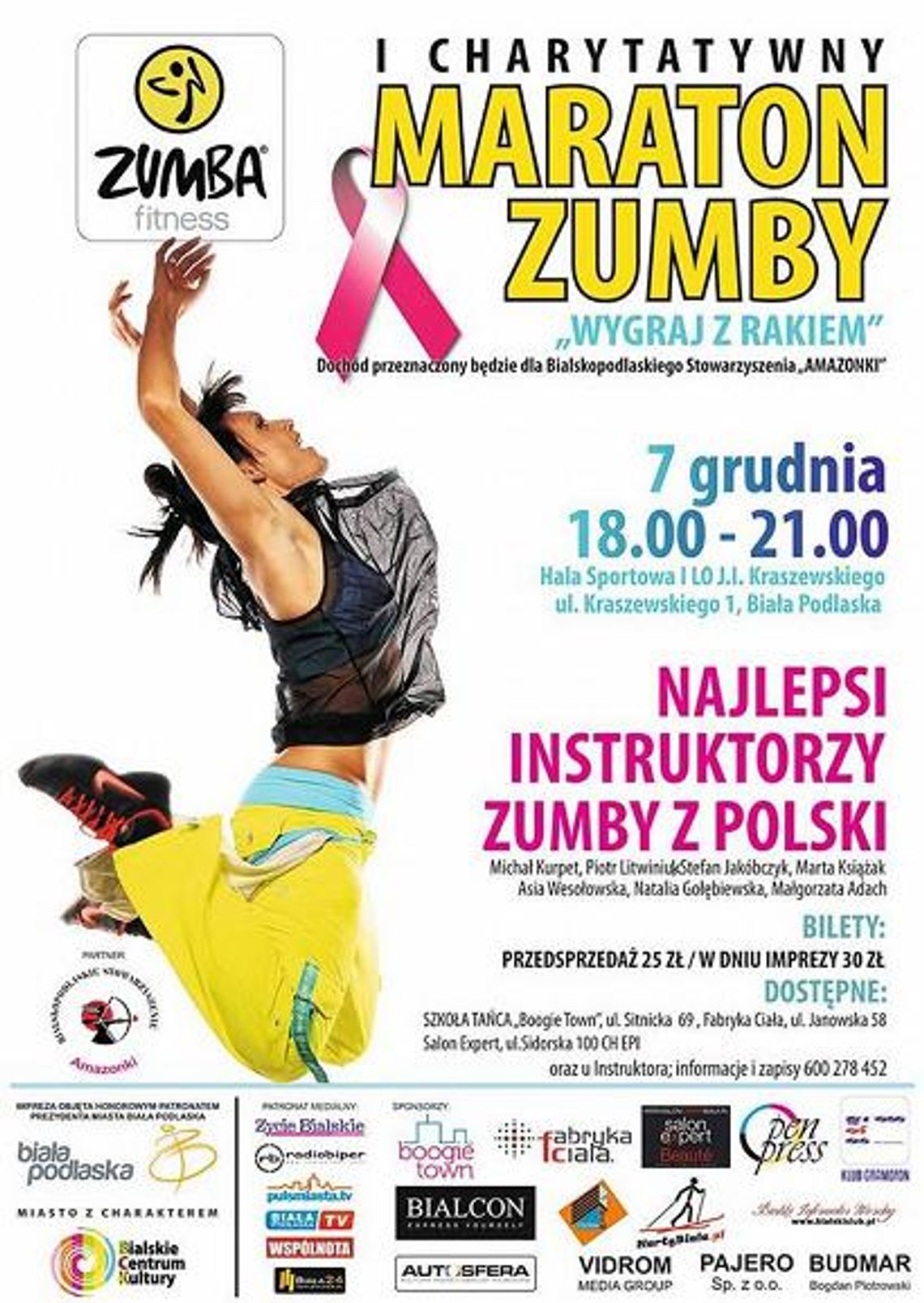 Biała Podlaska: Dzisiaj charytatywny maraton zumby 
