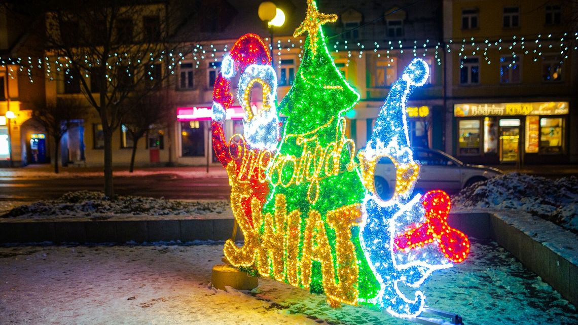 Biała Podlaska już przystrojona na święta