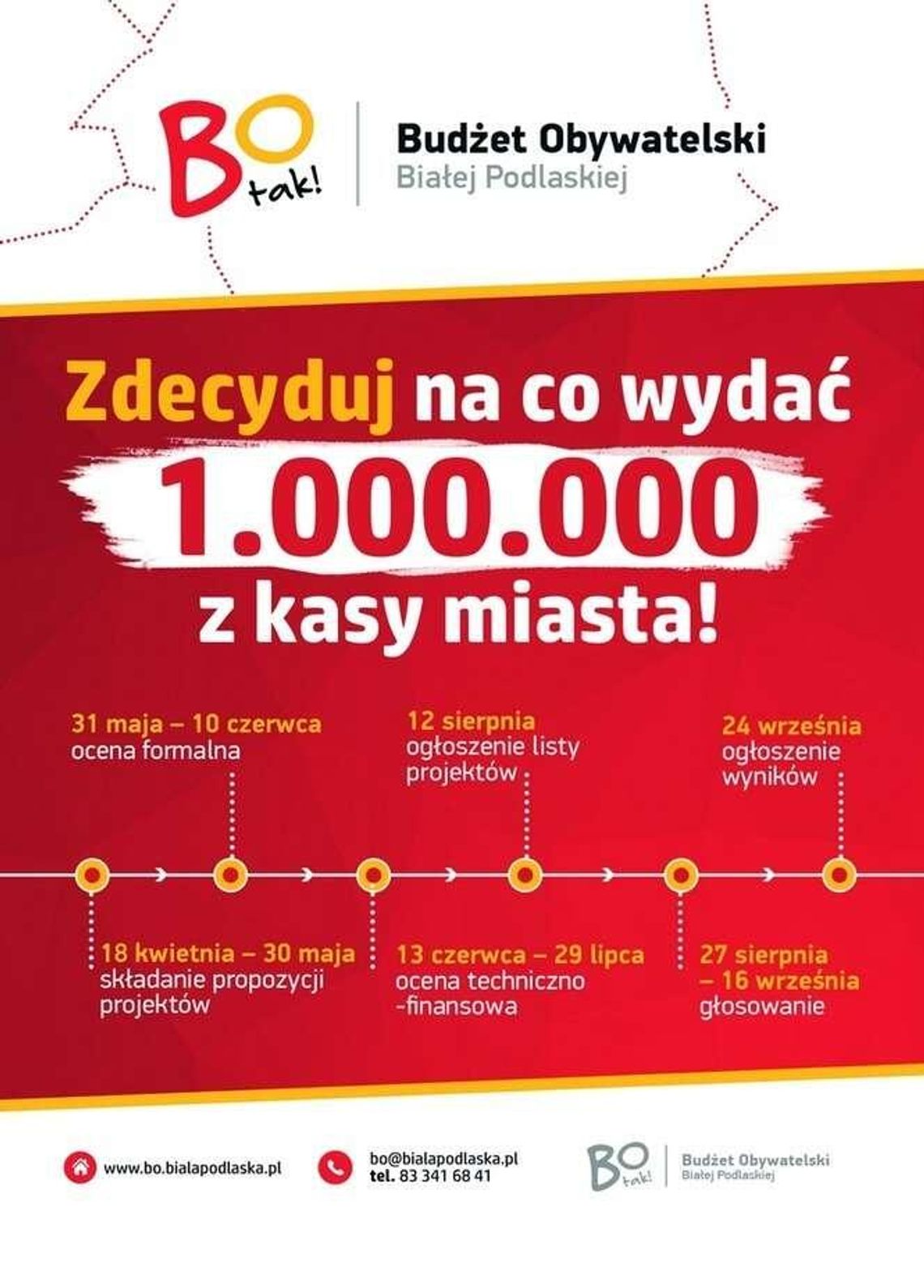 Biała Podlaska: Można już zgłaszać projekty do budżetu obywatelskiego Biała Podlaska: Można już zgłaszać projekty do budżetu obywatelskiego