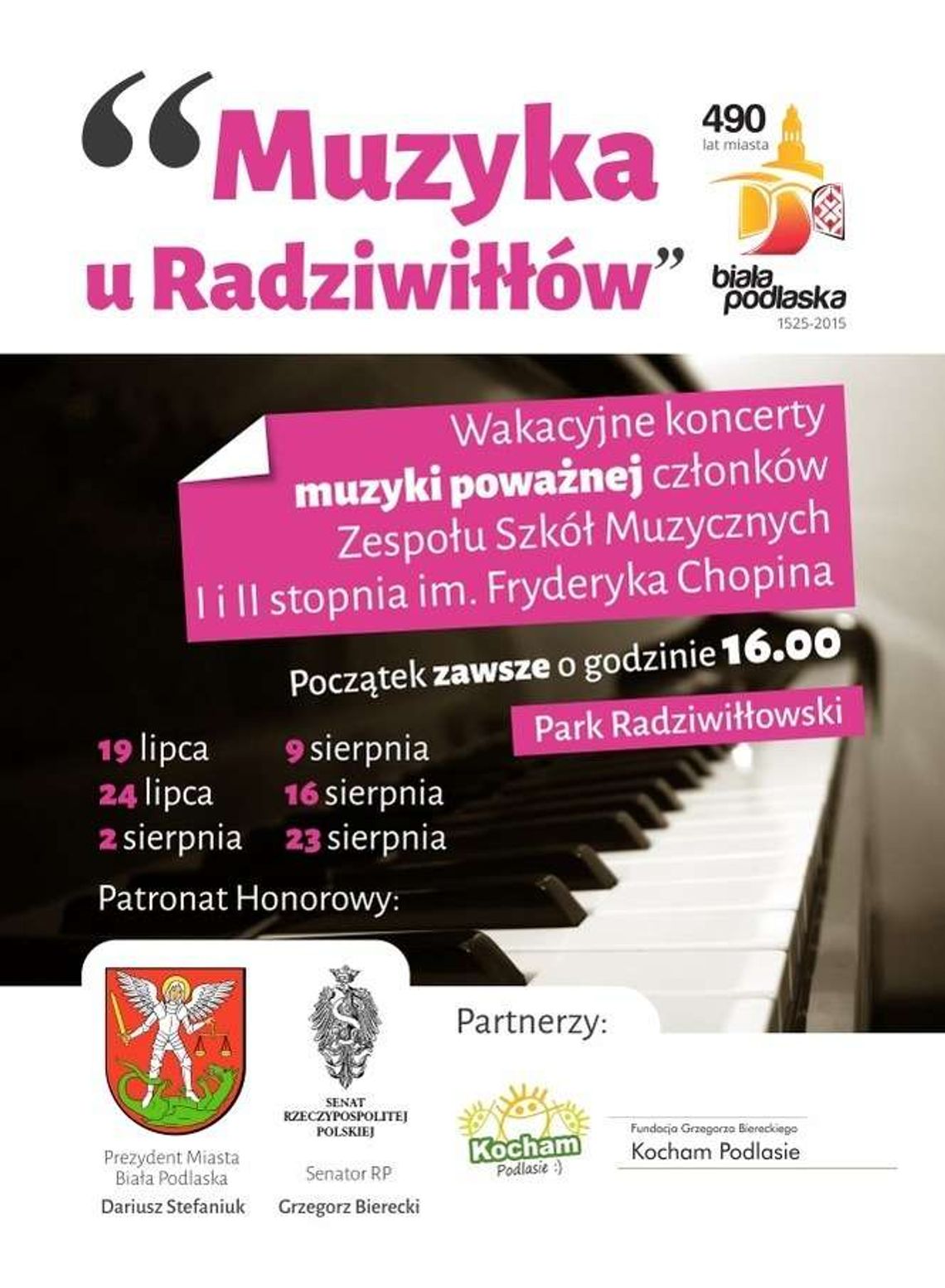 Biała Podlaska. Muzyka u Radziwiłłów na poważnie
