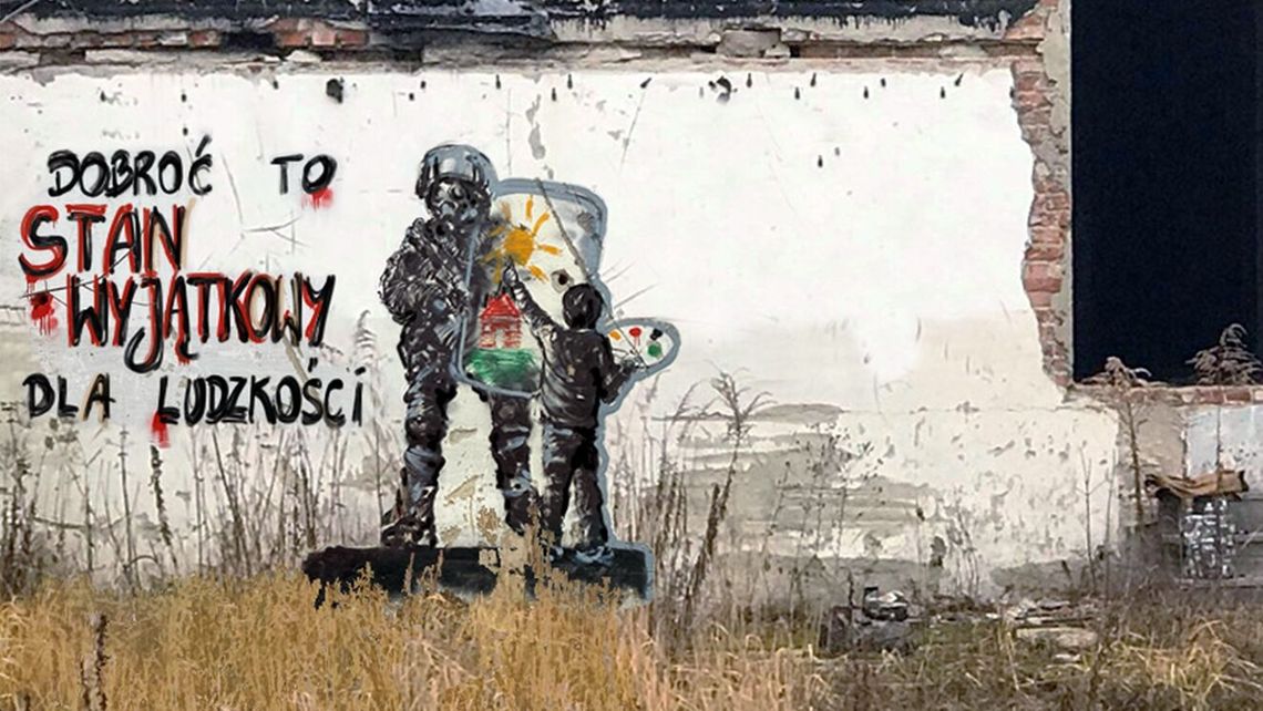 Biała Podlaska: Niezwykłe graffiti z ważnym przekazem Biała Podlaska: Niezwykłe graffiti z ważnym przekazem