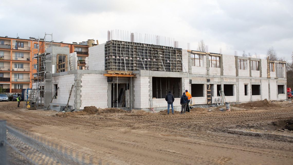 Biała Podlaska: Nowy akademik PSW powstaje zgodnie z planem [zdjęcia]