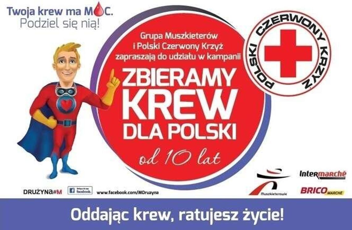 Biała Podlaska: Oddaj krew przed supermarketem