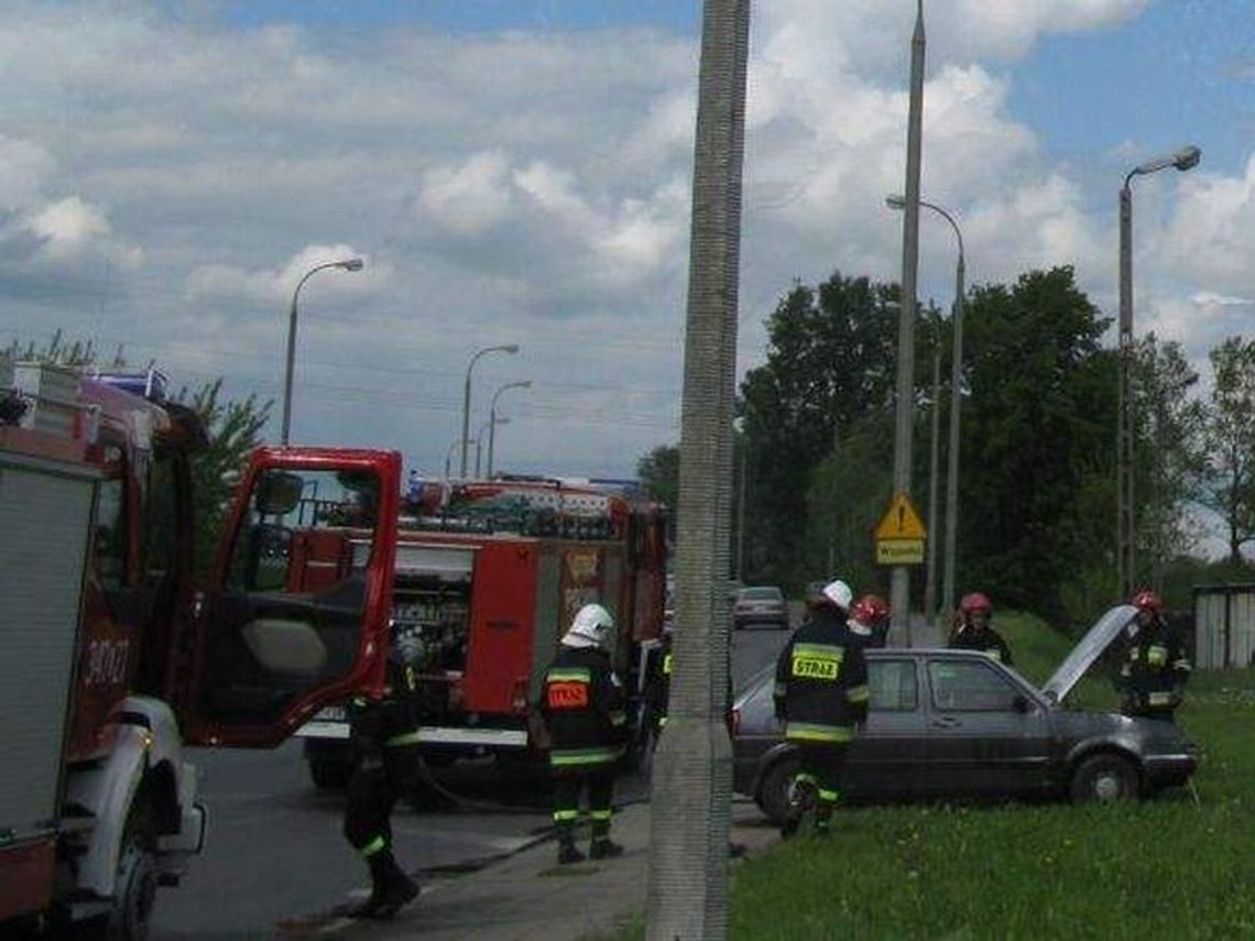 Biała Podlaska: Pożar w samochodzie