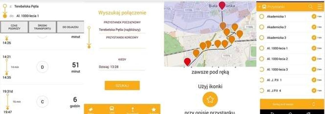Biała Podlaska: Rozkład jazdy MZK w miejskiej aplikacji 