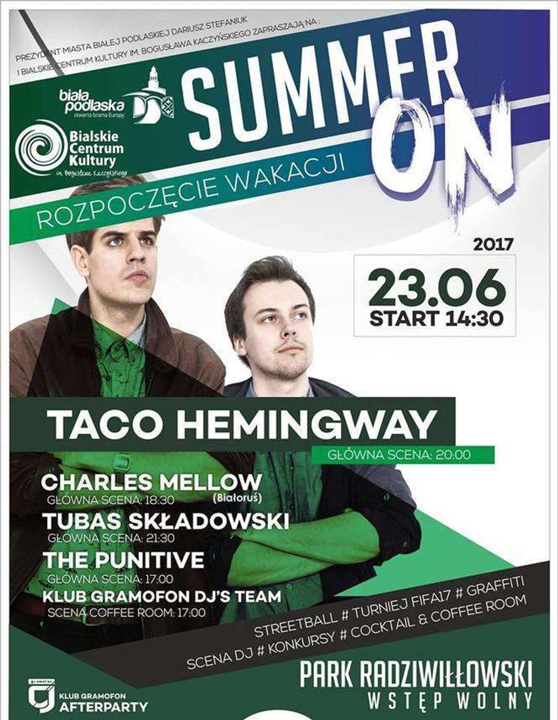 Biała Podlaska: Taco Hemingway na Summer On