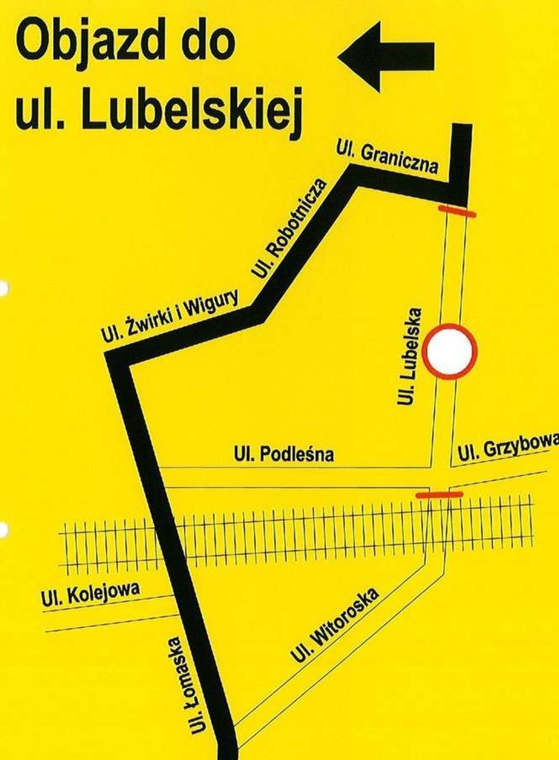 Biała Podlaska: Ul. Lubelska w budowie. Objazdy w planach