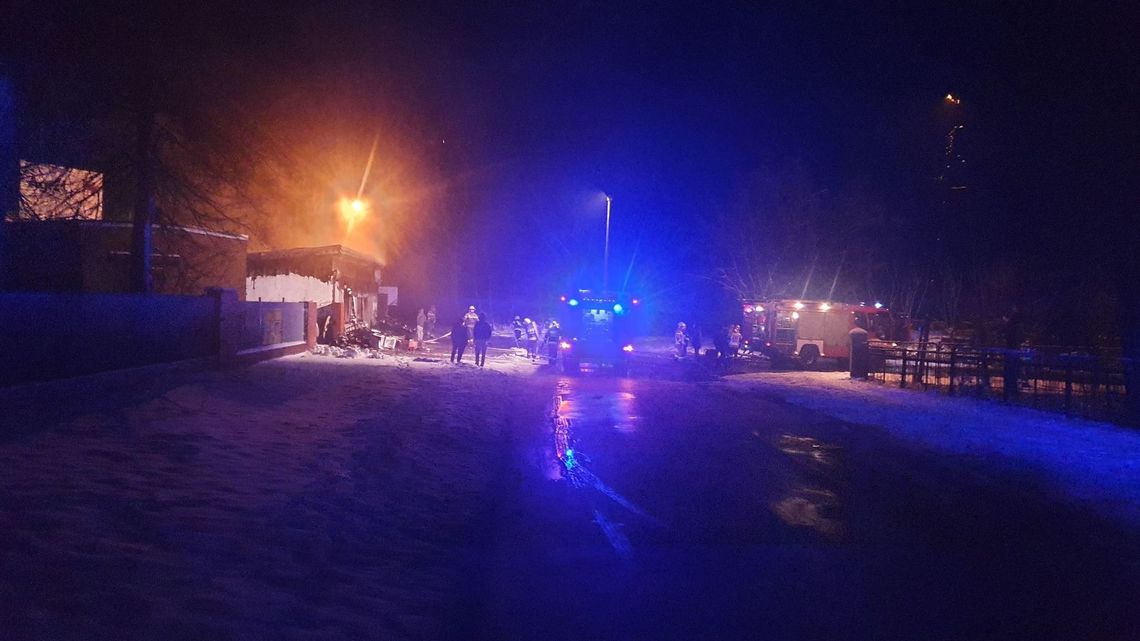 Biała Podlaska: W nocy spłonął sklep przy ulicy Kościuszki 