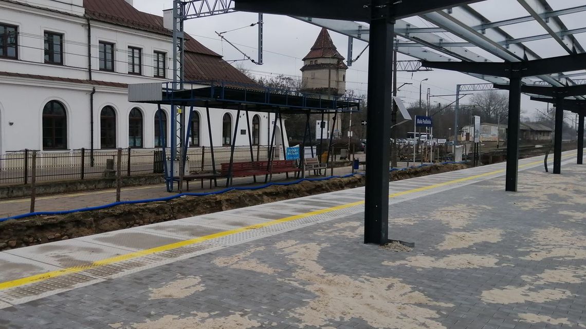 Biała Podlaska: Widać już efekty prac na stacji PKP i przy tunelu
