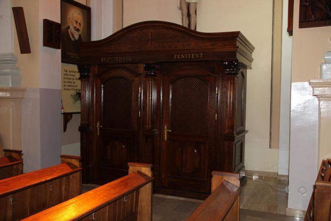 Biała Podlaska: Zamykany konfesjonał w kościele św. Antoniego