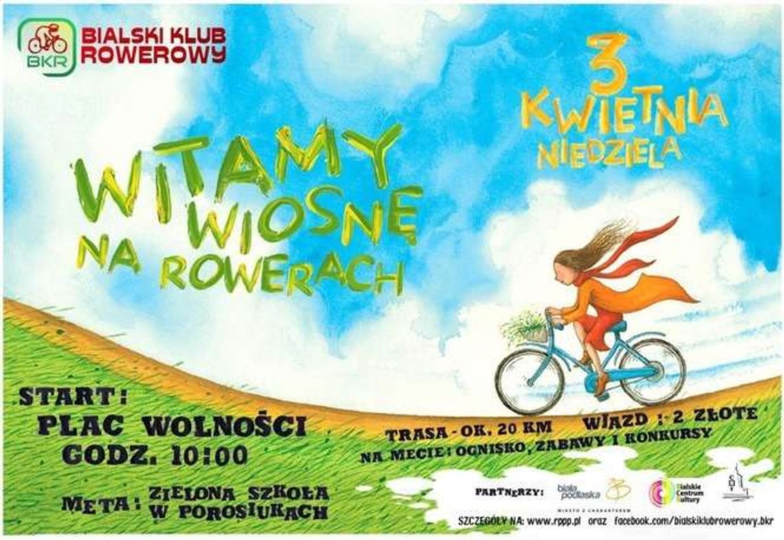 Bialski Klub Rowerowy przywita wiosnę na rowerach