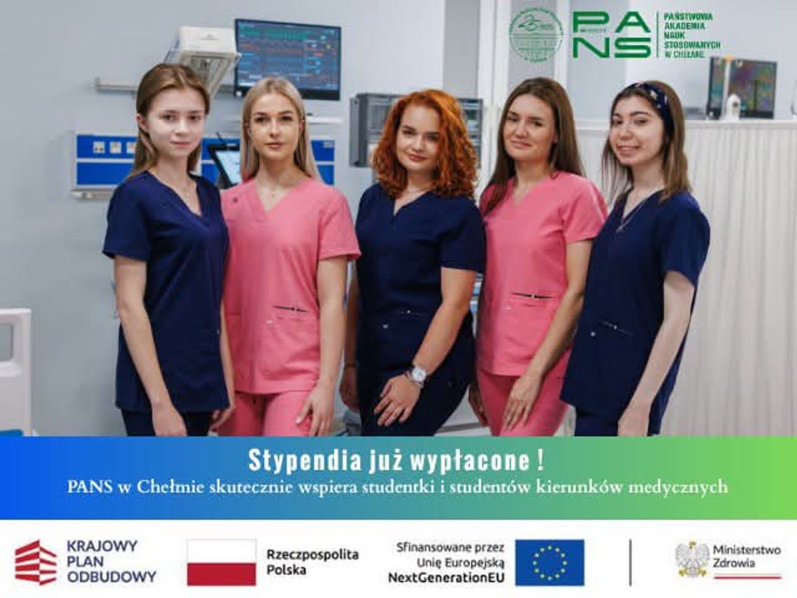 Biały personel na wagę złota. PANS w Chełmie płaci fortunę za studiowanie medycyny Stypendia PANS w Chełmie