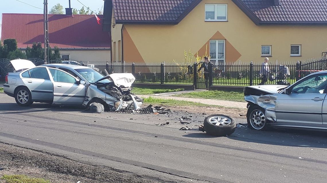 Biardy: Pięć osób w szpitalu po wypadku czterech samochodów