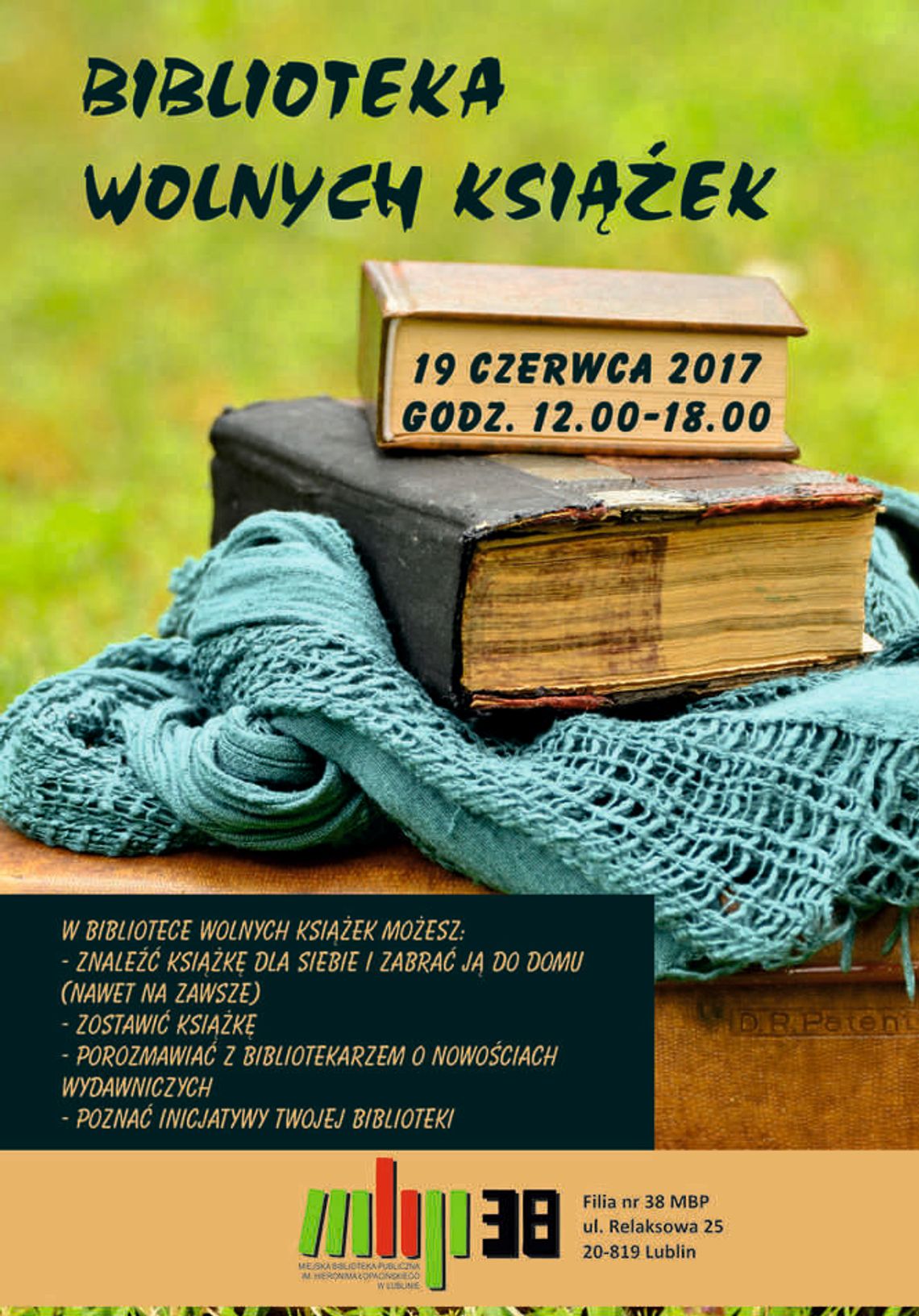 Biblioteka Wolnych Książek i inne atrakcje w Filii nr 38 MBP