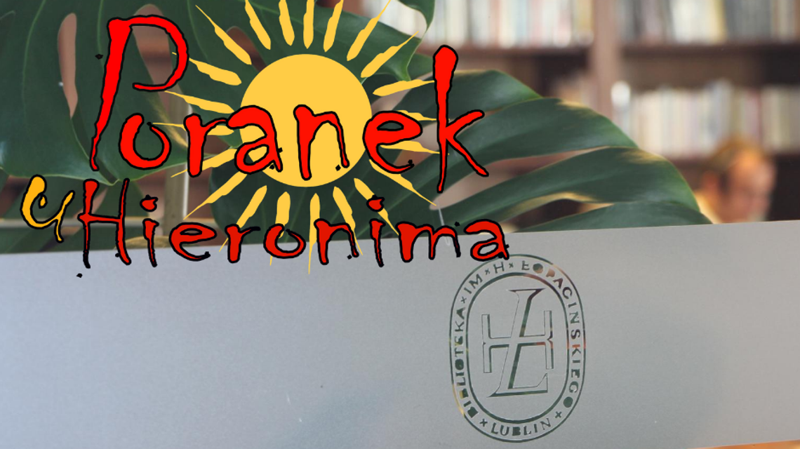 Bibliotekarze w czasie pandemii w Poranku u Hieronima