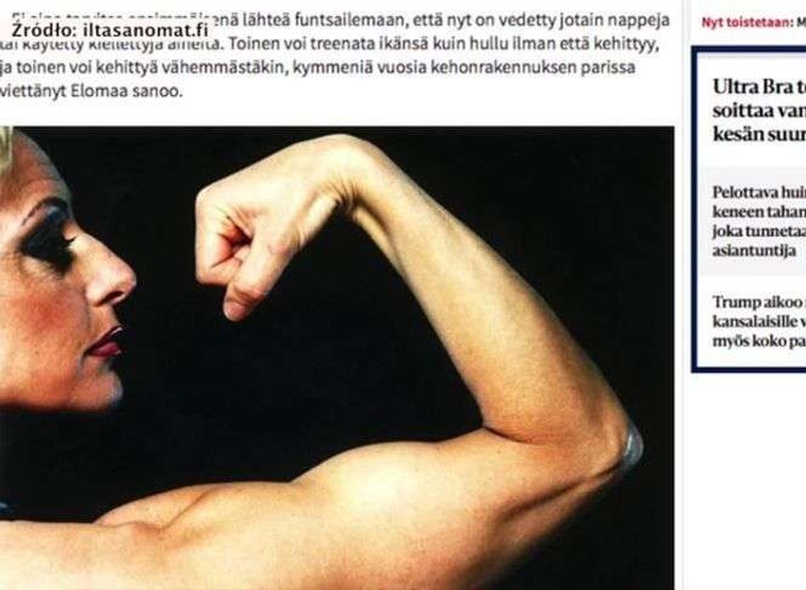 Biceps Marit Bjoergen znowu pod lupą (wideo)