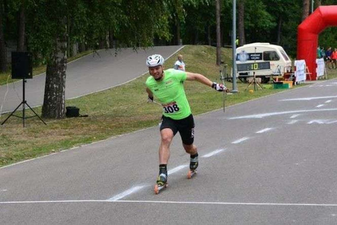 Biegi na nartorolkach: Tomaszów Lubelski gościł olimpijczyka