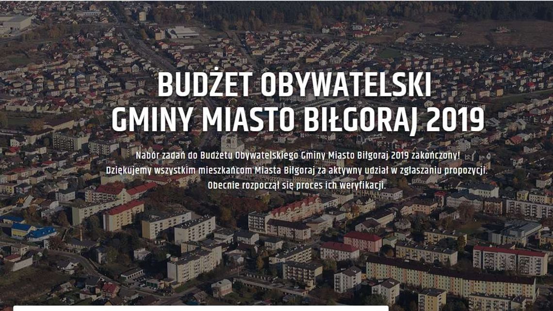 Biłgoraj chce inwestycji. 9 wniosków w budżecie obywatelskim
