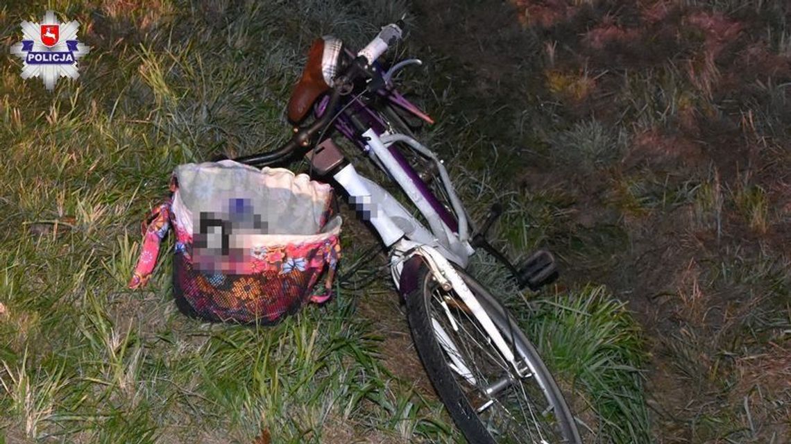 Biłgoraj: Kobieta straciła panowanie nad rowerem. Potrąciła ją ciężarówka