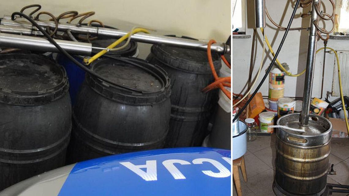 Bimbrownia w domu mieszkanki Radzynia Podlaskiego Bimbrownia w domu mieszkanki Radzynia Podlaskiego