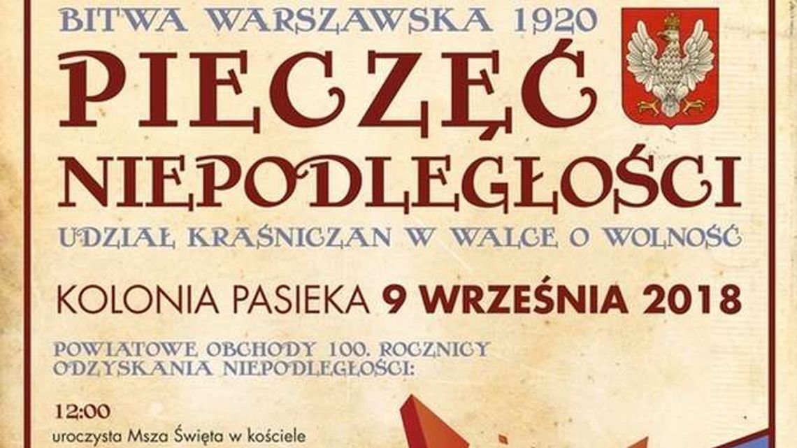 "Bitwa warszawska 1920. Pieczęć niepodległości". Inscenizacja pod Kraśnikiem "Bitwa warszawska 1920. Pieczęć niepodległości". Inscenizacja pod Kraśnikiem