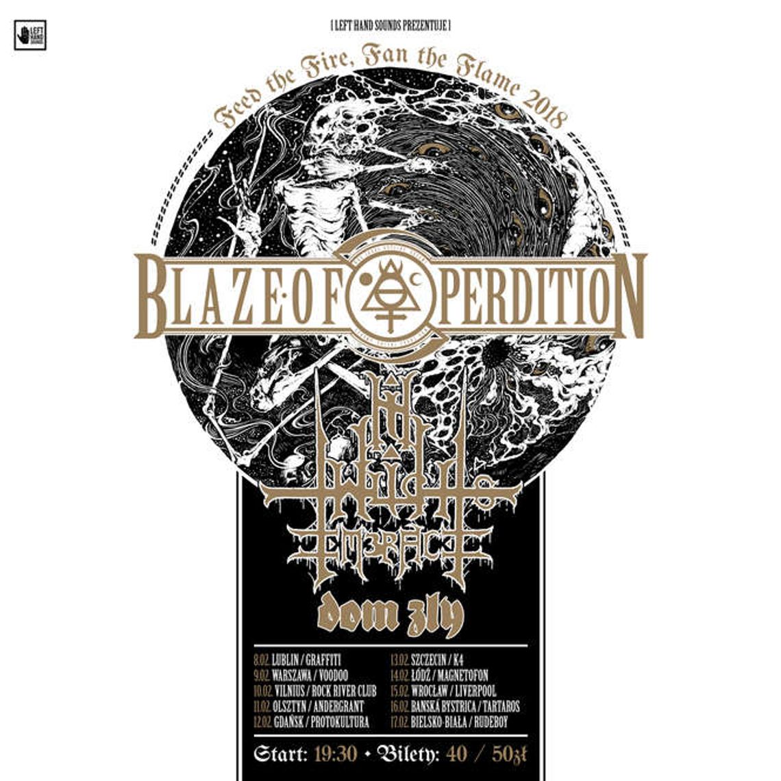 Blaze of Perdition - koncert w Graffiti