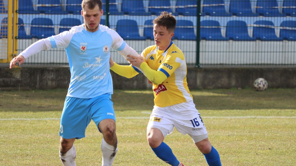 Błękitni Stargard – Motor Lublin 1:1. Strefa barażowa znowu o dwa punkty dalej
