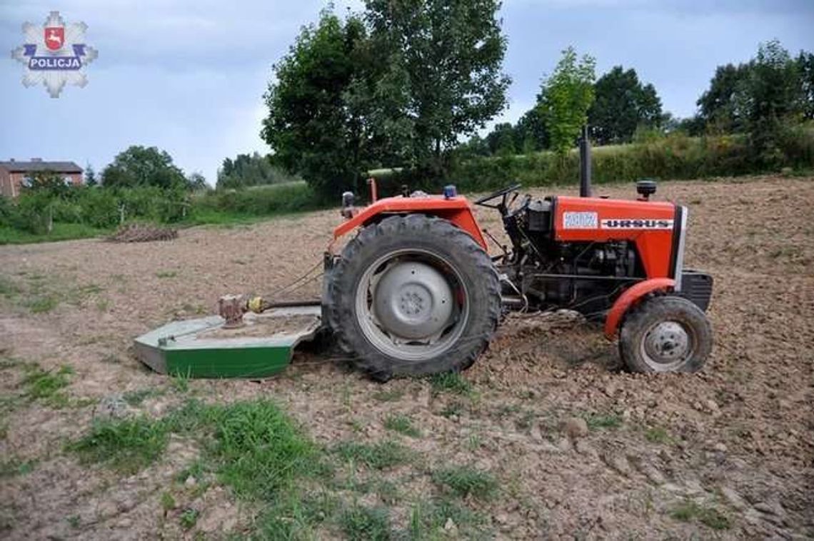 Blinów Drugi: Wypadek na polu. Ciągnik przejechał rolnika