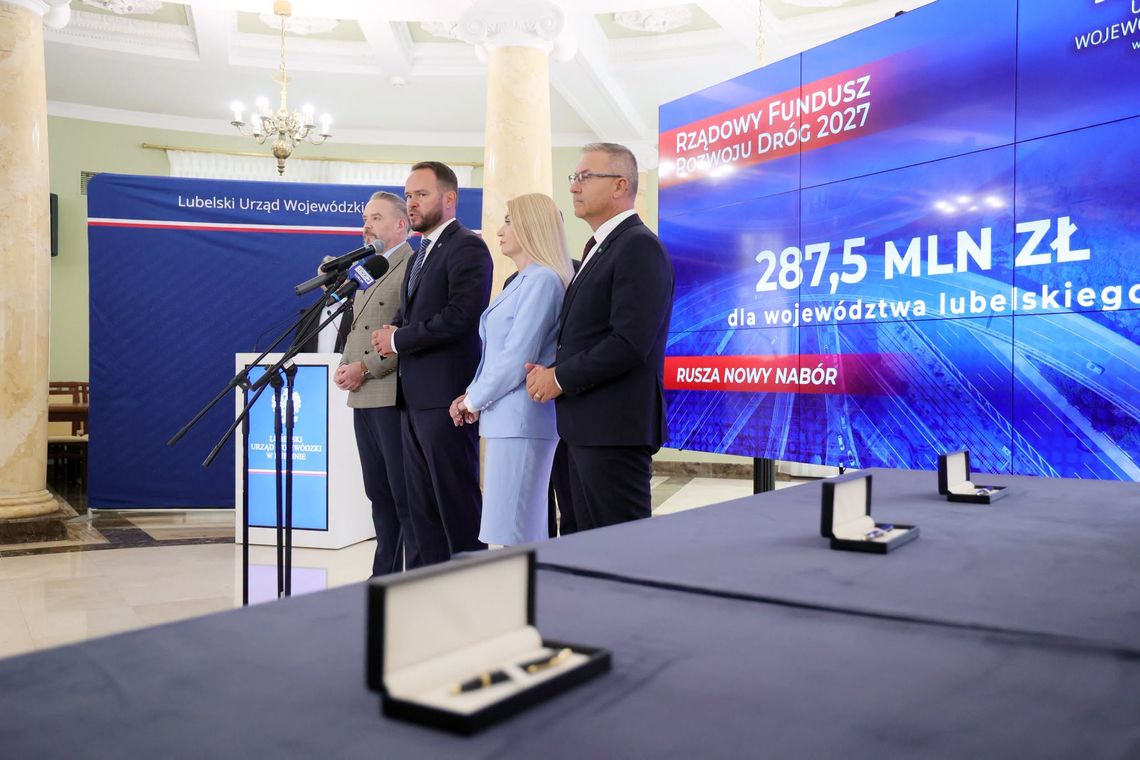 Blisko 287,5 mln zł na drogi w woj. lubelskim. Ruszył nabór wniosków
