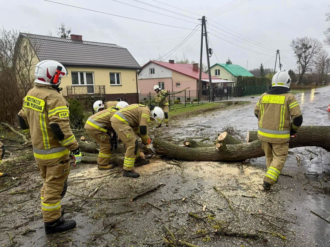 Blisko 600 interwencji i tysiące osób bez prądu. Wojewoda podsumował sytuację pogodową