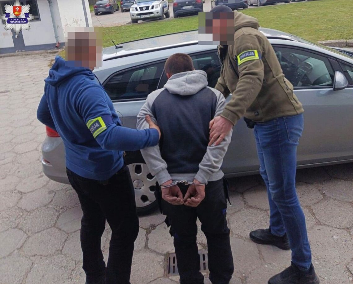 Policjanci z Krasnegostawu zabezpieczyli blisko 700 gramów narkotyków, w tym amfetaminę, marihuanę i mefedron. Zatrzymano 38-letniego mieszkańca gminy Siennica Różana.