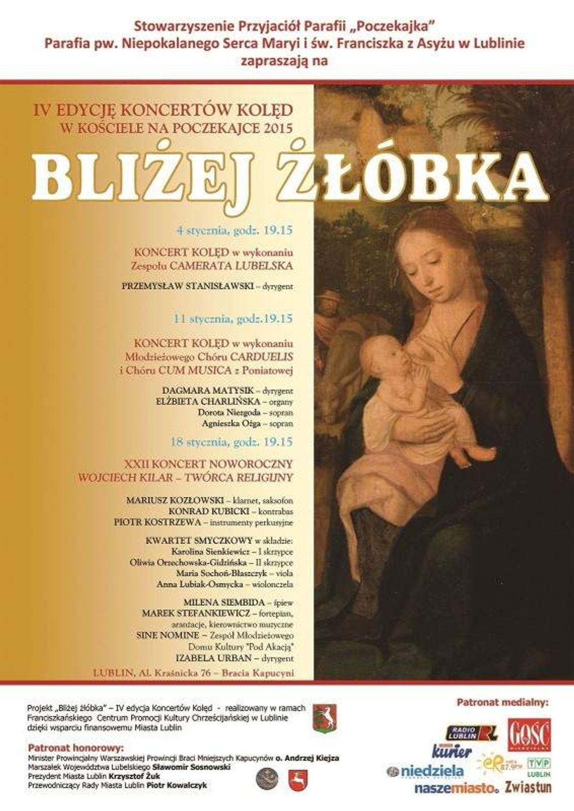 \"Bliżej żłóbka 2015”. Koncert kolęd
