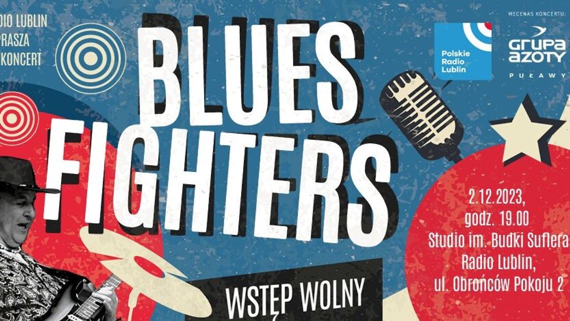 Bluesowe granie w Radio Lublin. Koncert Blues Fighters Bluesowe granie w Radio Lublin. Koncert Blues Fighters